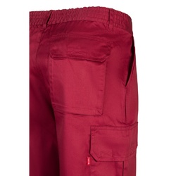 VL MABON. Pantalon sergé, multipoches (200g/m²), en coton (35%) et polyester (65%)