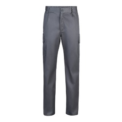VL MABON. Pantalon sergé, multipoches (200g/m²), en coton (35%) et polyester (65%)