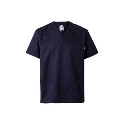 VL ILLAPA. Tunique en sergé (190g/m²) à manches courtes, en polyester (65%) et coton (35%)