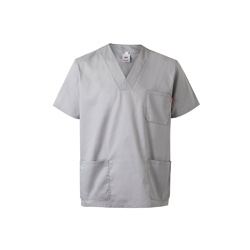 VL ILLAPA. Tunique en sergé (190g/m²) à manches courtes, en polyester (65%) et coton (35%)
