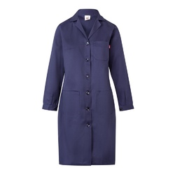 VL RAMA. Blouse sergée à manches longues (175g/m²), en sergé de coton (35%) et polyester (65%)