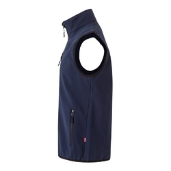 VL VARUNA. Gilet soft shell (280g/m²), avec doublure polaire, en polyester (94%) et élasthanne (6%)