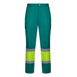 VL ARTEMIS. Pantalon bicolore en sergé (190g/m²), en coton (20%) et polyester (80%)