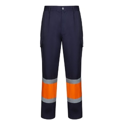 VL ARTEMIS. Pantalon bicolore en sergé (190g/m²), en coton (20%) et polyester (80%)