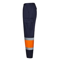 VL ARTEMIS. Pantalon bicolore en sergé (190g/m²), en coton (20%) et polyester (80%)