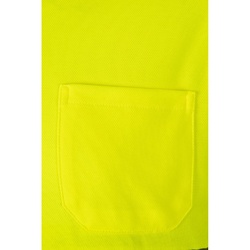 VL PLUTO. Polo piqué bicolore (150g/m²) à manches longues, en coton (55%) et polyester (45%)