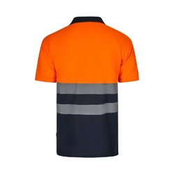 VL FORTUNA. Polo Bird-eye (140g/m²) à manches courtes, en polyester (100%)