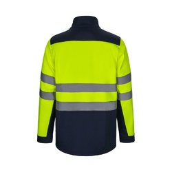 VL HESTIA. Veste soft shell bicolore (280g/m²), en polyester (96%) et élasthanne (4%)