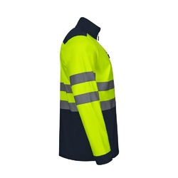 VL HESTIA LARGE. Veste soft shell bicolore (280g/m²), doublée polaire et membrane TPU, en polyester (96%) et élasthanne (4%)