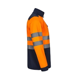 VL HESTIA LARGE. Veste soft shell bicolore (280g/m²), doublée polaire et membrane TPU, en polyester (96%) et élasthanne (4%)