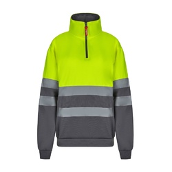 VL THOR LARGE. Sweatshirt bicolore (300g/m²) en polyester éponge (100%)