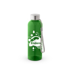 ENDERS M. Bouteille PET recyclé (100% rPET) translucide, finition brillante 600 mL