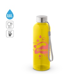 ENDERS M. Bouteille PET recyclé (100% rPET) translucide, finition brillante 600 mL