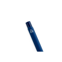 CLINT. Stylo à bille en aluminium recyclé (100% rAL) avec finition en caoutchouc