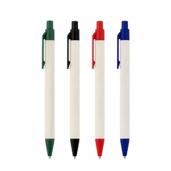 MILINK. Stylo à bille fabriqué à partir de briques de lait recyclées