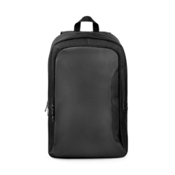 DRAMMEN. Sac à dos pour ordinateur portable en polyester recyclé haute densité 600D