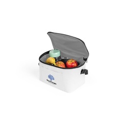 CANCUN. Sac thermique en polyester recyclé 600D avec sangle réglable 7 L