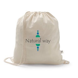 SALAMANCA. Sac à dos en coton recyclé (70%) et polyester (30% rPET) (150 g/m²)