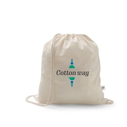 SALAMANCA. Sac à dos en coton recyclé (70%) et polyester (30% rPET) (150 g/m²)