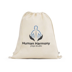 BELIZE. Sac à dos 100% coton biologique (140 g/m²)