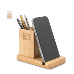 ERWIN. Set de bureau avec support pour téléphone portable et gobelet