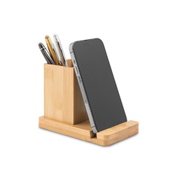 ERWIN. Set de bureau avec support pour téléphone portable et gobelet