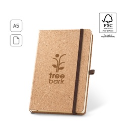 HAWKINS A5. Carnet de notes A5 en liège avec pages blanches
