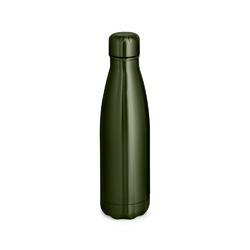 SHOW METALLIC. Gourde en acier inoxydable, finition métallique mate 510 ml