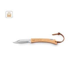 RANGER. Rasoir avec lame en acier inoxydable et manche en bambou