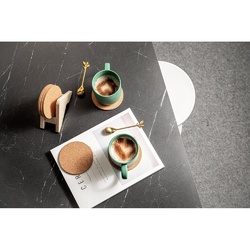 PLYCORK. Support en contreplaqué avec 6 sous-verres en liège