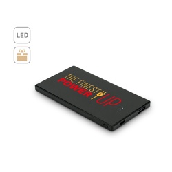 DENNING. Batterie nomade fine en acier inoxydable de 5 000 mAh