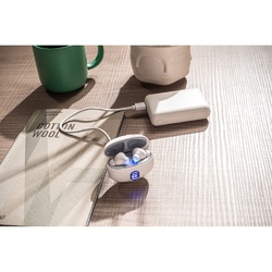 CAETANO. Écouteurs sans fil avec 4 heures d'autonomie sur ABS recyclé (100 % rABS)