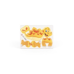 DINOSAURUS. Puzzle 3D en papier en forme de dinosaure