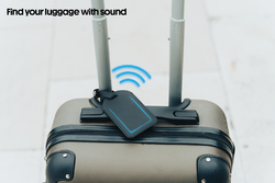 Etiquette à bagage en RCS avec géolocalisation Globefind