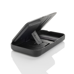 Étui de voyage avec chargeur 3 en 1 en PU RCS Swiss Peak