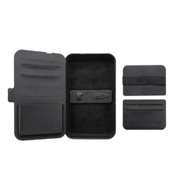 Étui de voyage avec chargeur 3 en 1 en PU RCS Swiss Peak