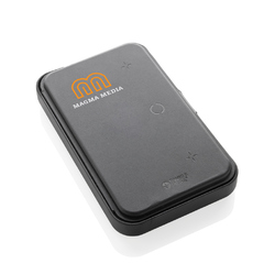 Étui de voyage avec chargeur 3 en 1 en PU RCS Swiss Peak