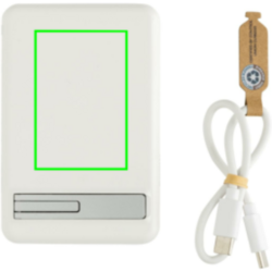 Powerbank 5000mAh et 5W en bambou et ABS RCS Zen