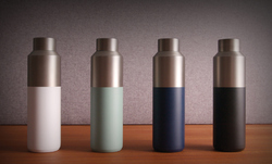 Bouteille d'eau 600ml en acier recyclé certifiée RCS Fluid