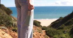 Bouteille d'eau 600ml en acier recyclé certifiée RCS Fluid