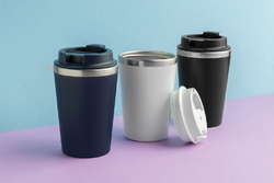 Mug 350ml à double paroi en PP recyclé RCS Java