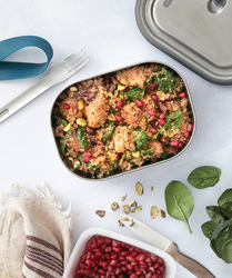 Boîte à lunch Large en acier inoxydable Black+Blum