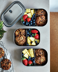 Boîte à lunch Large en acier inoxydable Black+Blum