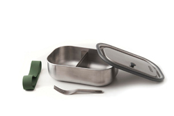 Boîte à lunch Large en acier inoxydable Black+Blum