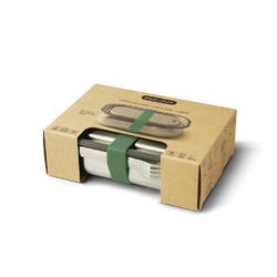 Boîte à lunch Large en acier inoxydable Black+Blum