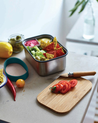 Boîte à sandwich Large en acier inoxydable Black+Blum