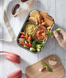 Boîte à sandwich Large en acier inoxydable Black+Blum