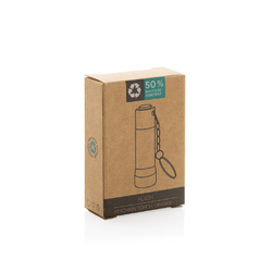 Porte-clés torche en aluminium recyclé RCS Flash