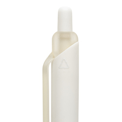 Stylo avec finition gomme en ABS recyclé certifié GRS Tide