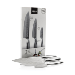 BOSKA Set de 3 couteaux de cuisine Monaco+